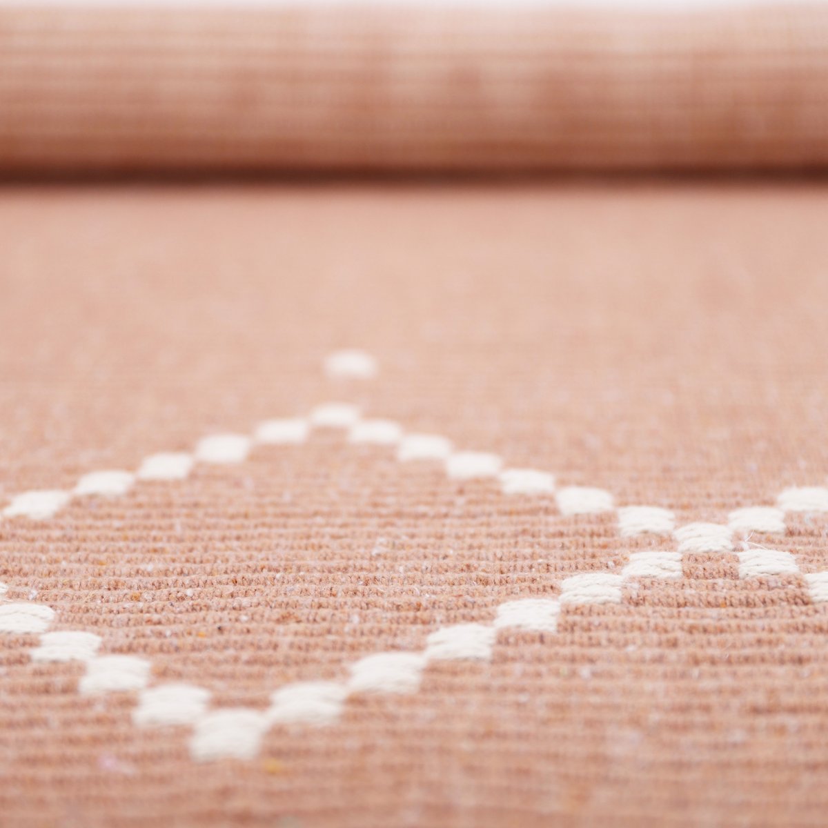 Tapis enfant bohème MALLORCA rose argile, NATTIOT