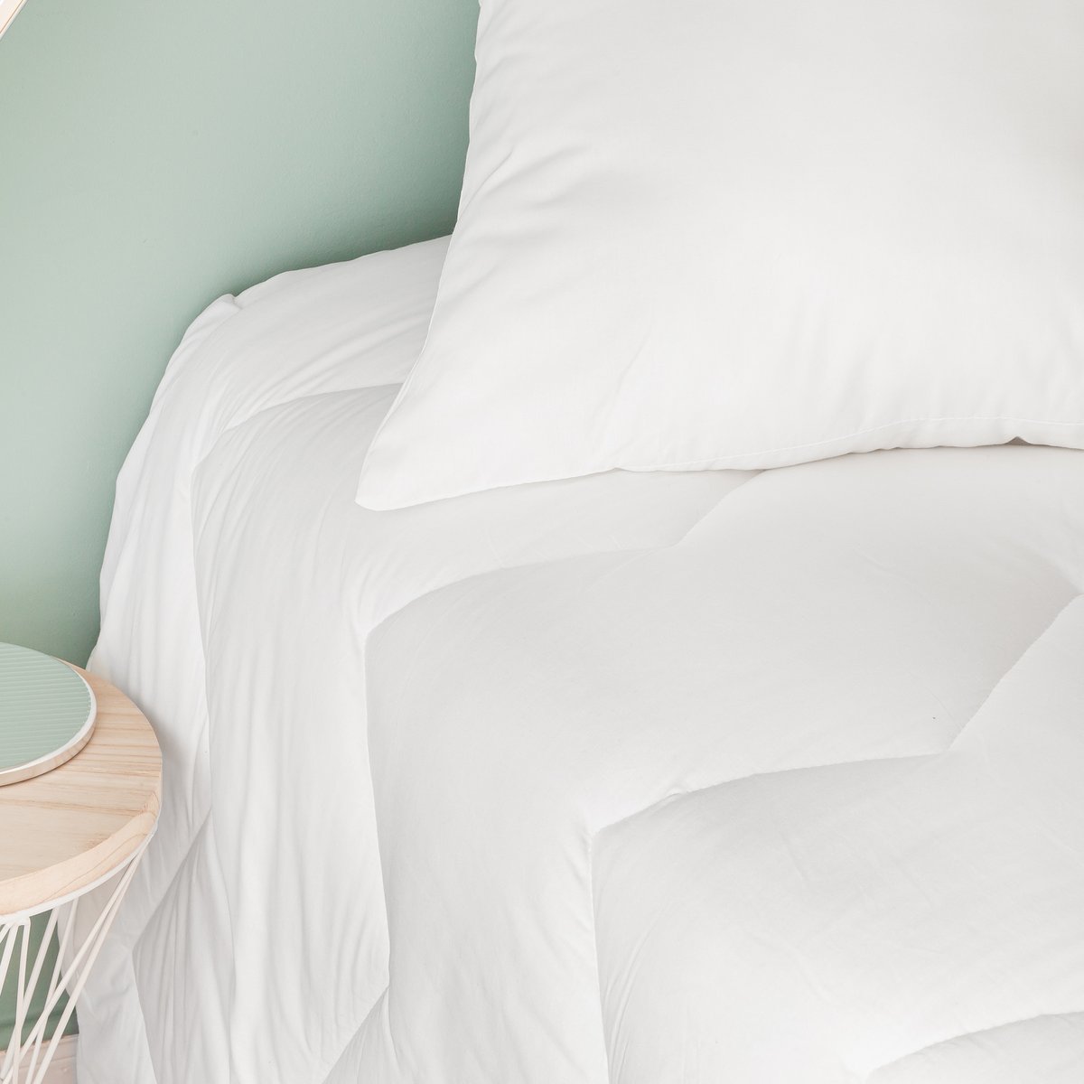 Couette en coton et bambou 300 gr blanc, TOISON D OR