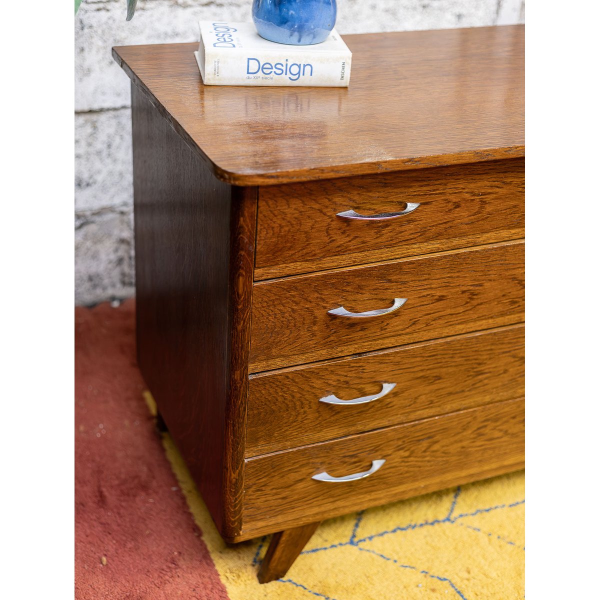 Commode contemporaine Garance N°784 - Bon état argenté, DEBONGOUT