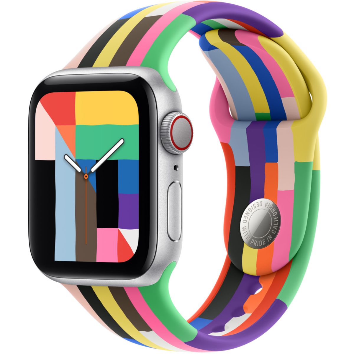 Bracelet 40mm Sport Pride Edition S/M multicolore, APPLE