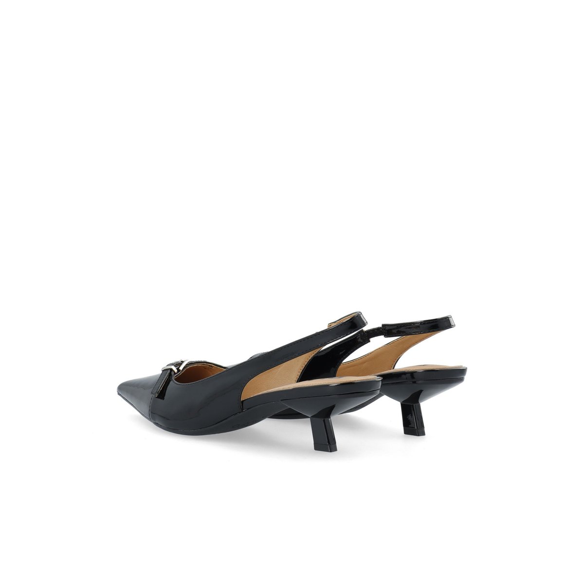 Chaussures À Bride Arrière noir - blackpatent1, BIANCO