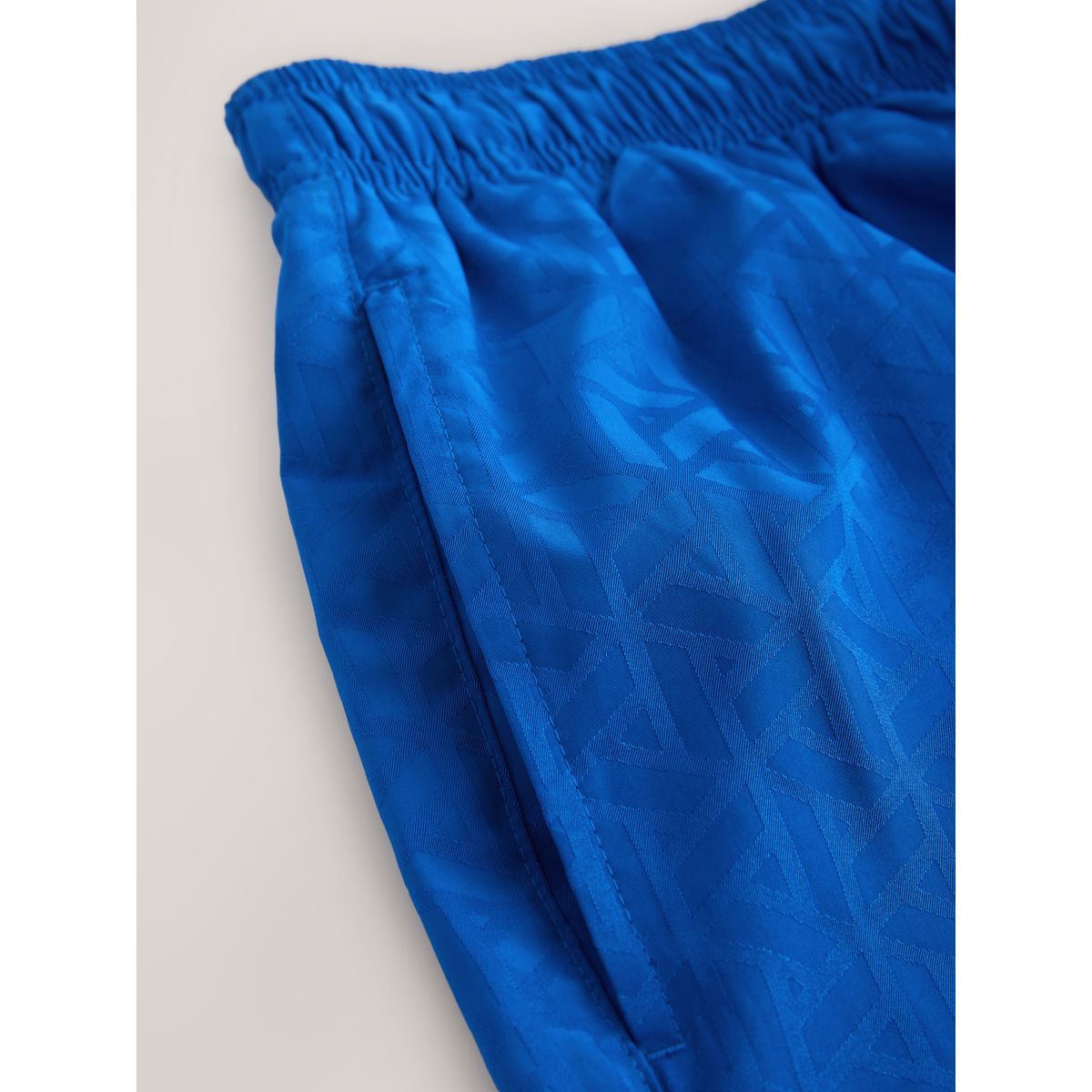 Short de bain en jacquard géométrique 5 po bleu, NEXT