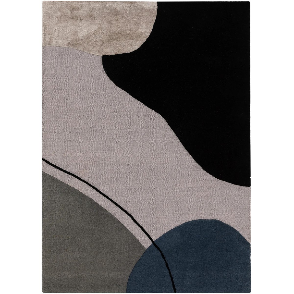 Tapis de laine tufté main KYOTO multicouleur, BENUTA