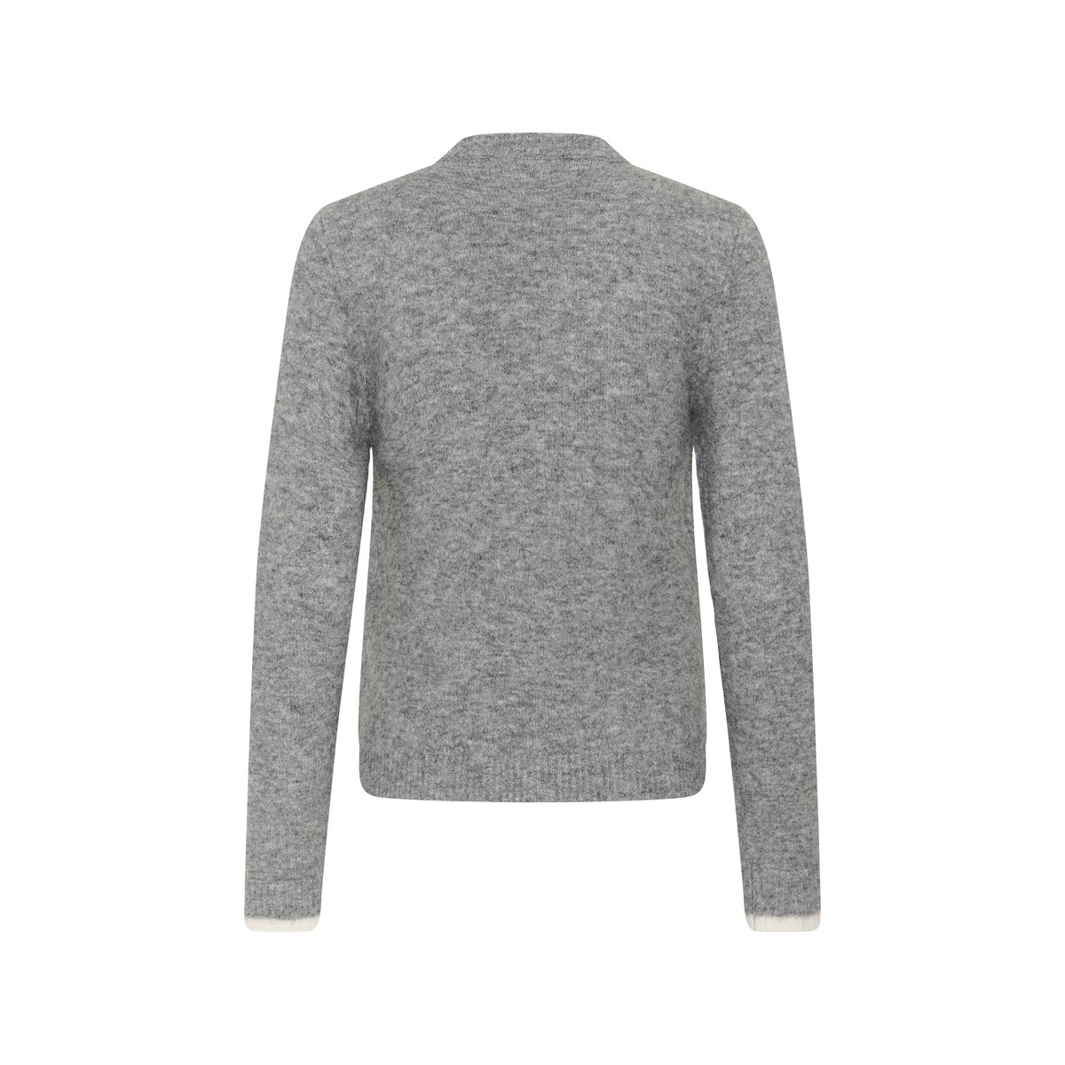 Pullover tricoté gris grey melange, KAFFE
