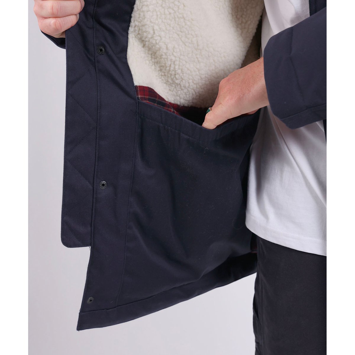 Parka longue twill JACOBSEN deep marine, OXBOW