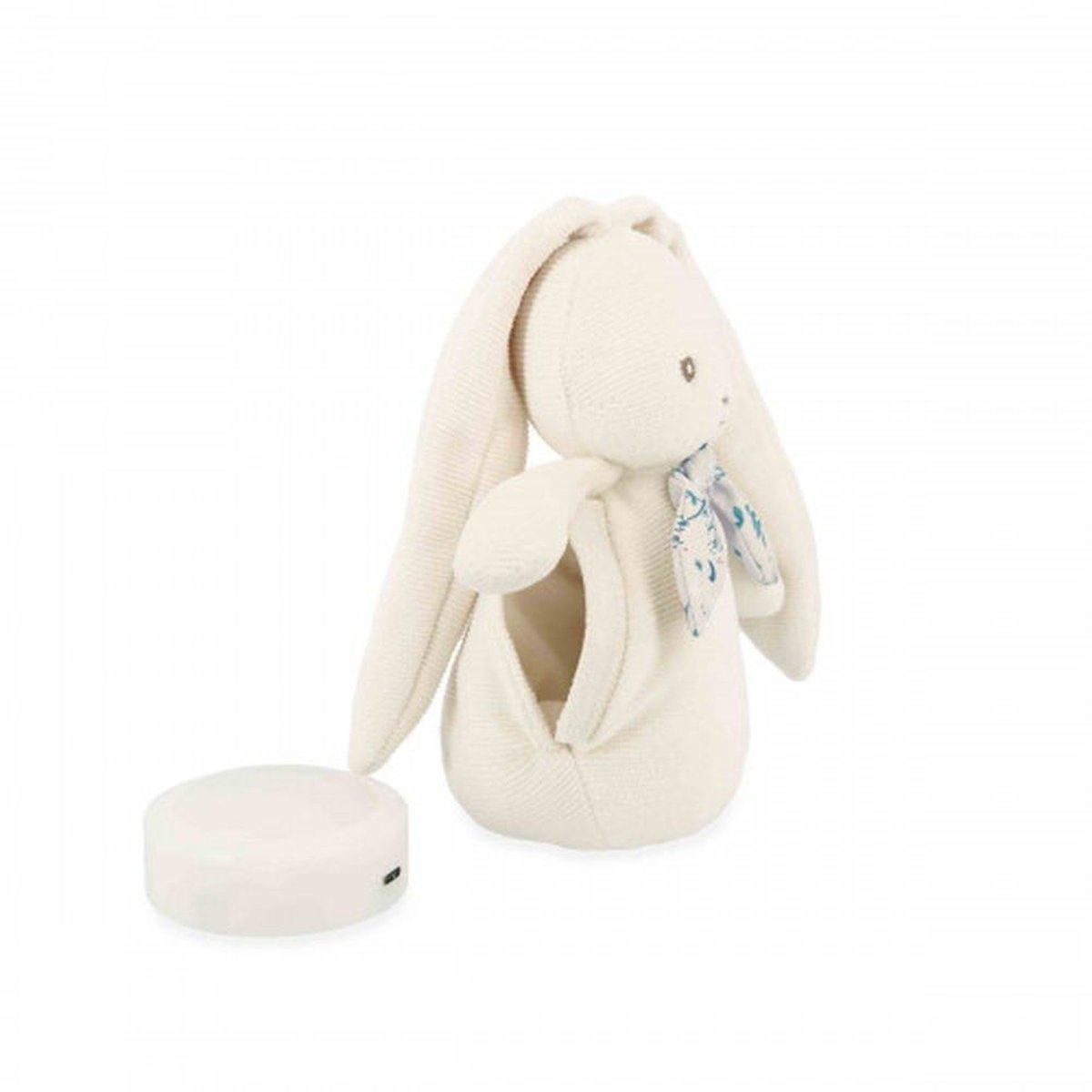 Peluche veilleuse nomade Lapin crème couleur unique, KALOO