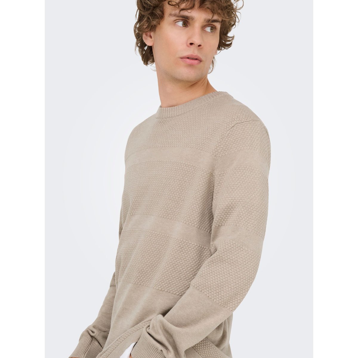 Pull En Maille silver lining, ONLY & SONS
