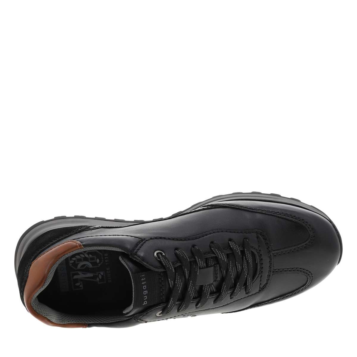 Baskets cuir talon plat autre, BUGATTI