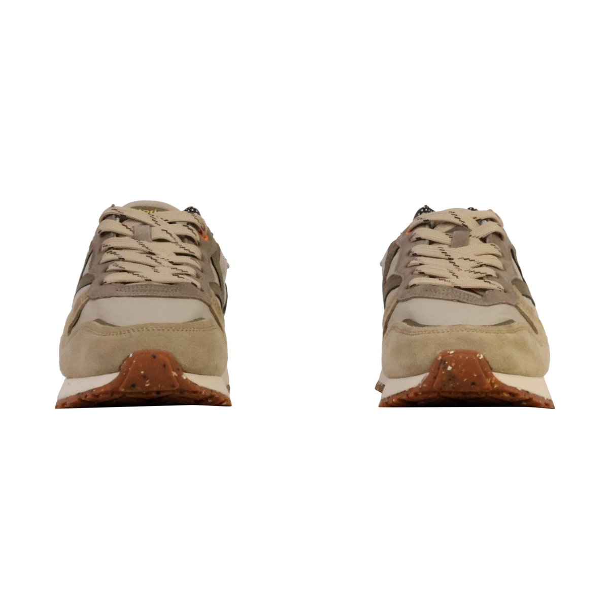 Basket Basse Cuir taupe, VICTORIA