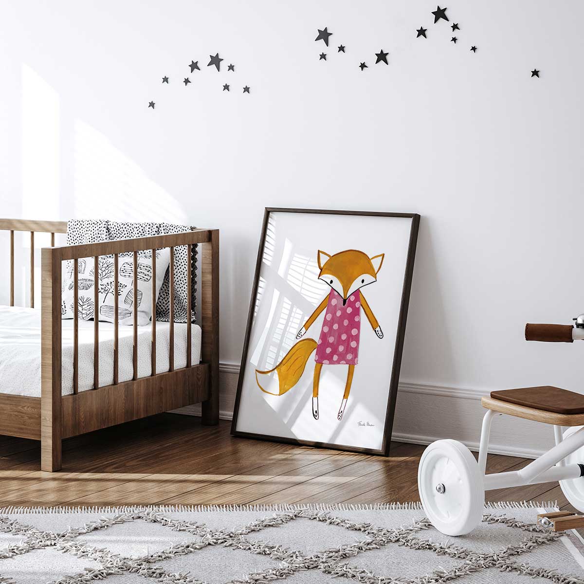 Affiche enfant copine de quartier affiche seule, HEXOA