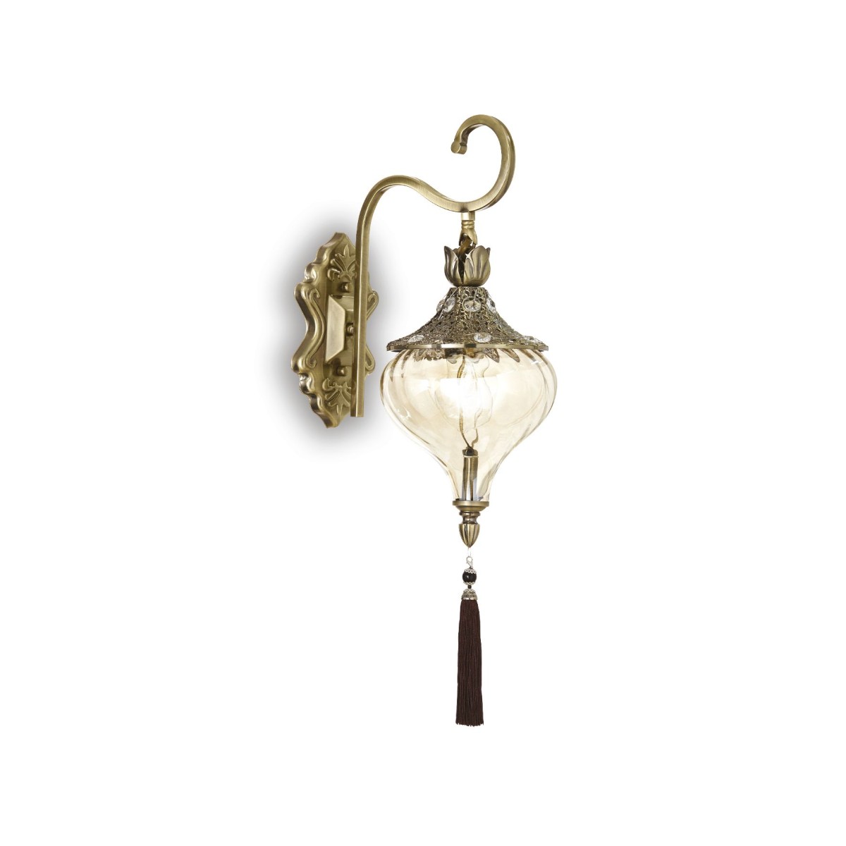 Applique HAREM laiton or dore, IDEAL LUX