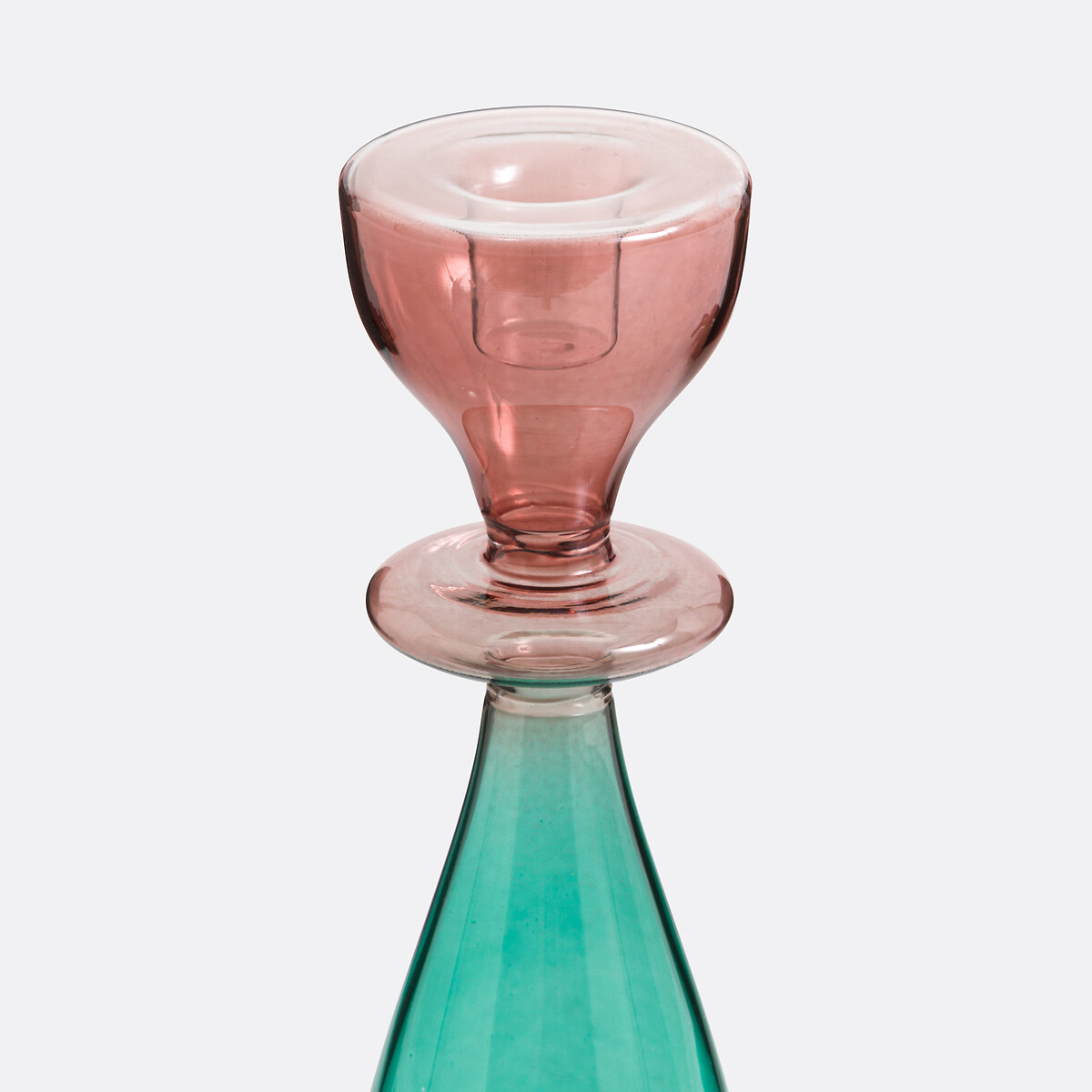 Boamia 24cm High Glass Candlestick multi-coloured, LA REDOUTE INTERIEURS