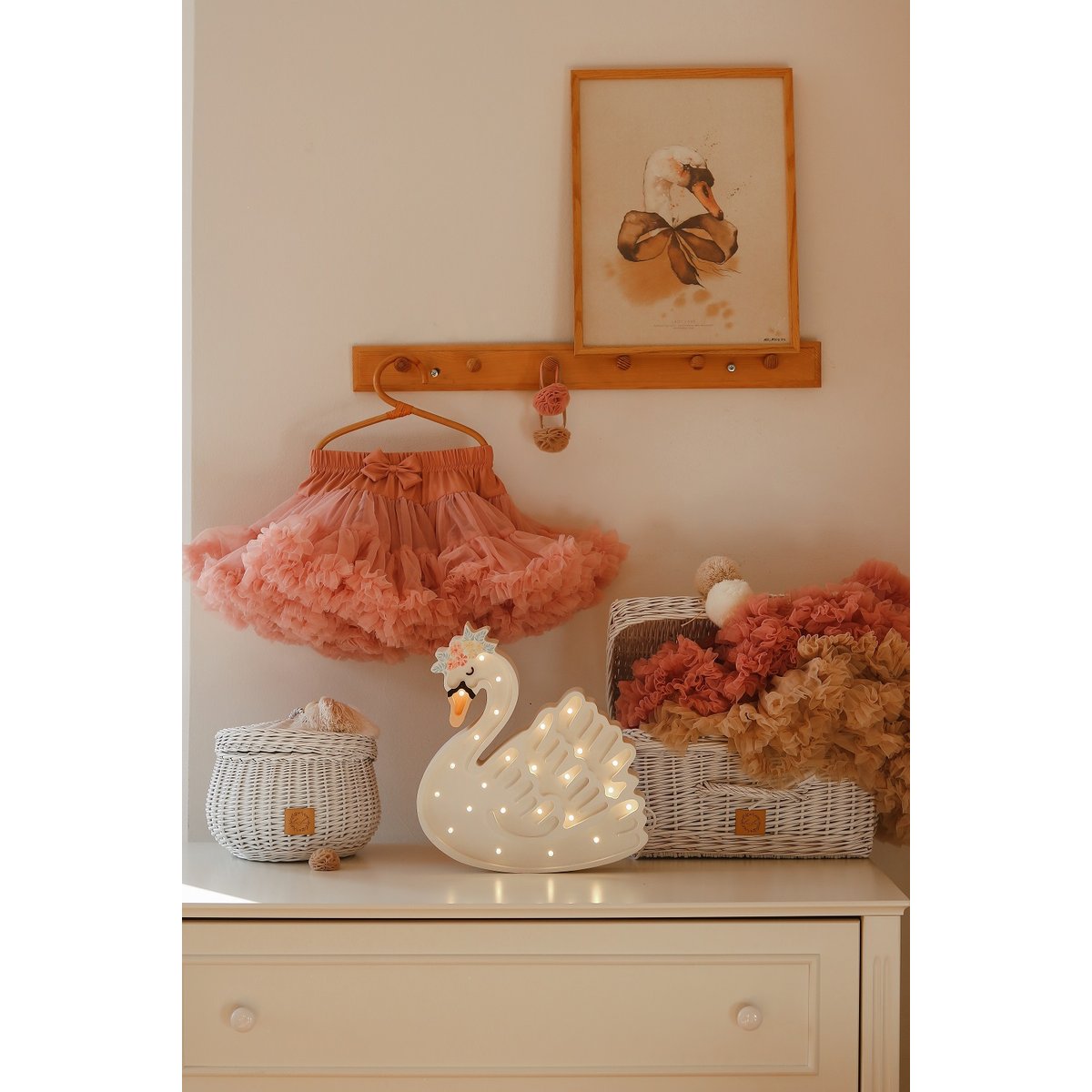 Lampe Veilleuse Cygne blanc, LITTLE LIGHTS