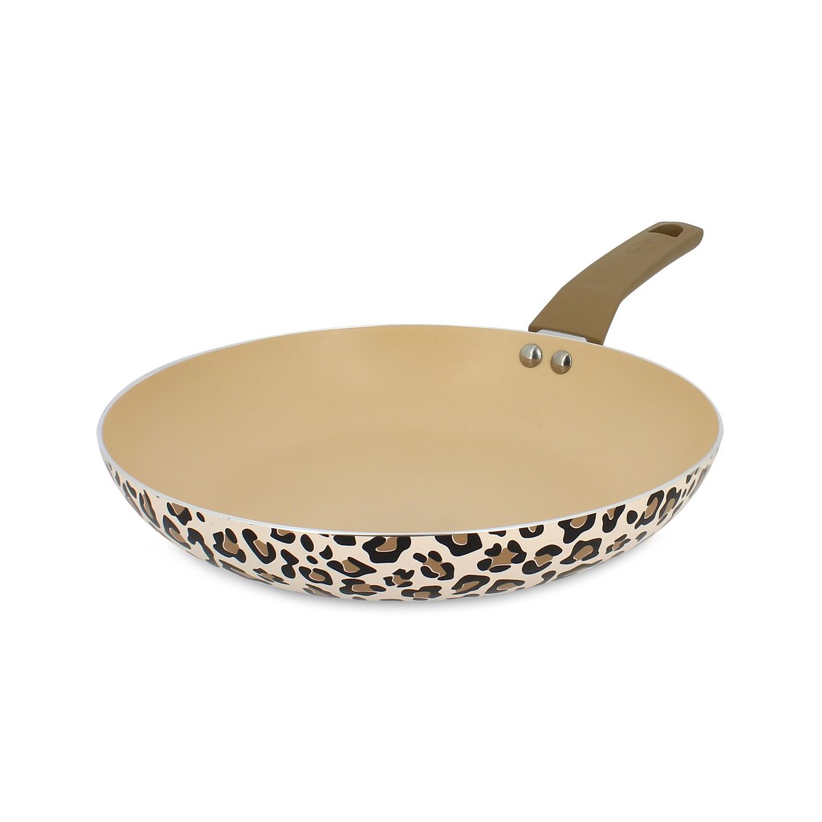 Poêle en aluminium recyclé 28cm, LEOPARD léopard, MENASTYL