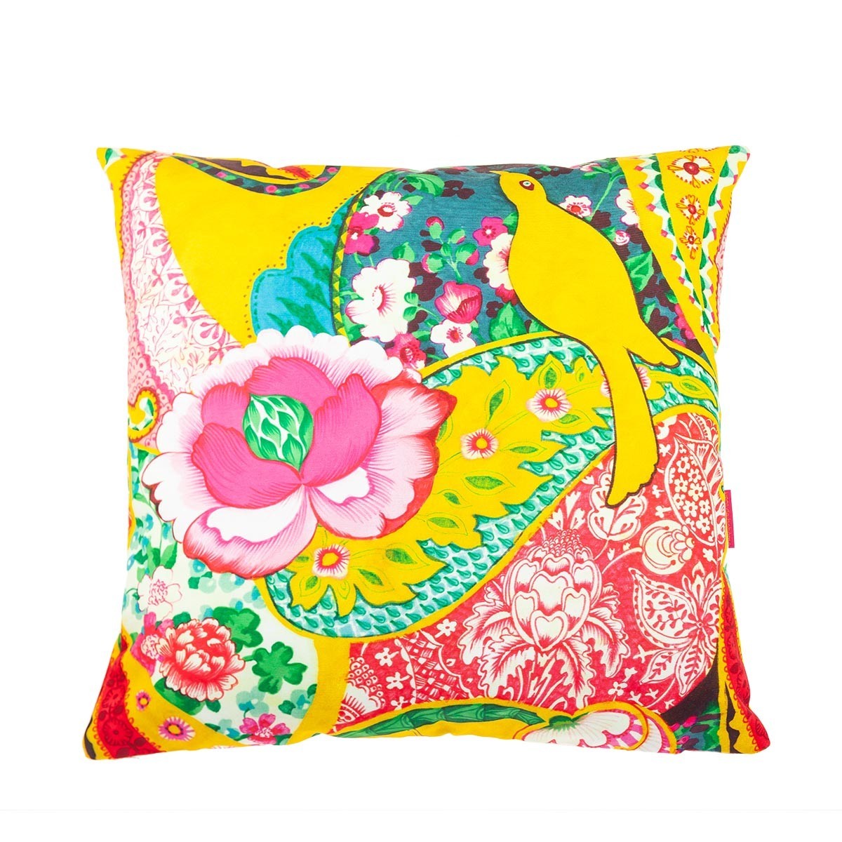 Housse de coussin extérieur PAJARO multicolore, VENT DE BOHÈME