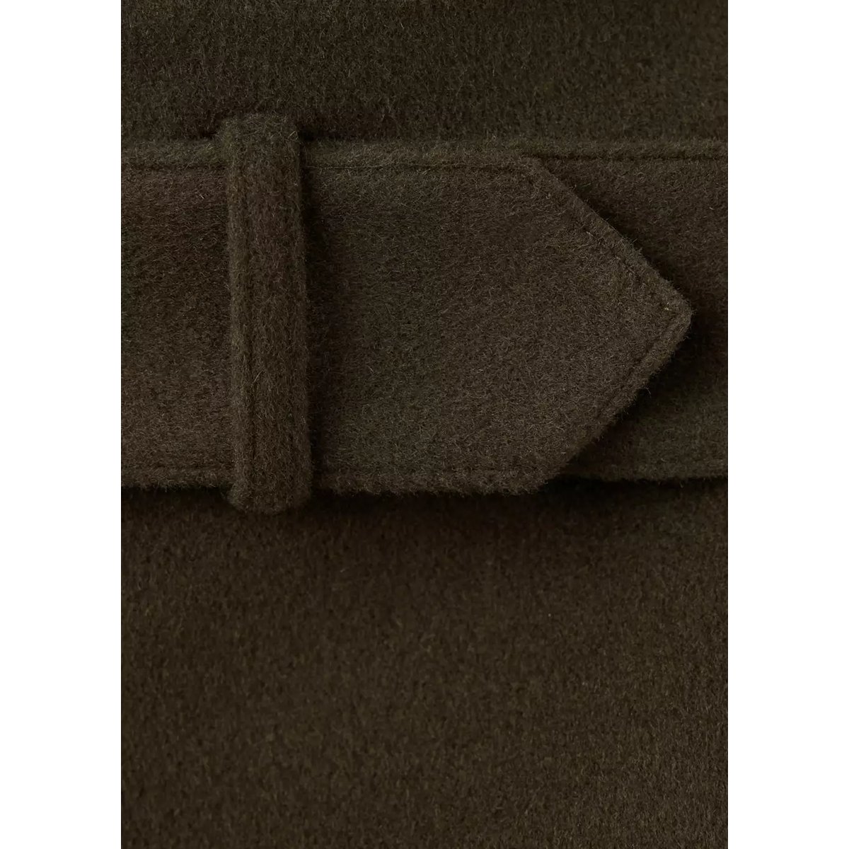 Jupe courte ceinture kaki, MANGO