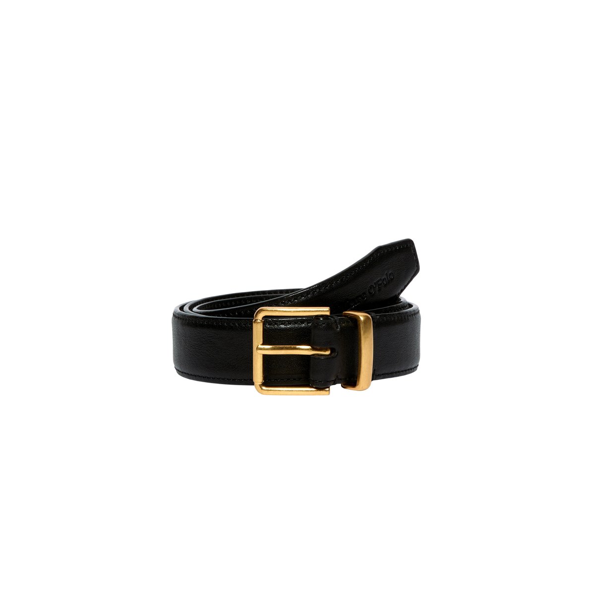 Ceinture en cuir de vache noble noir, MARC O'POLO