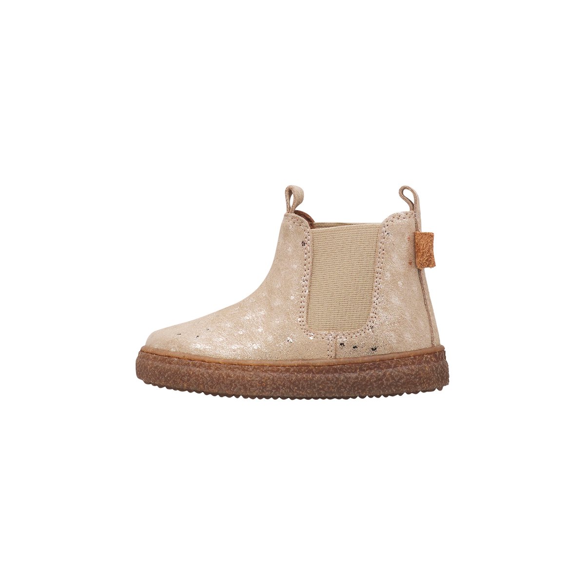 Bottines en suède FIGUS platine-marron, NATURINO