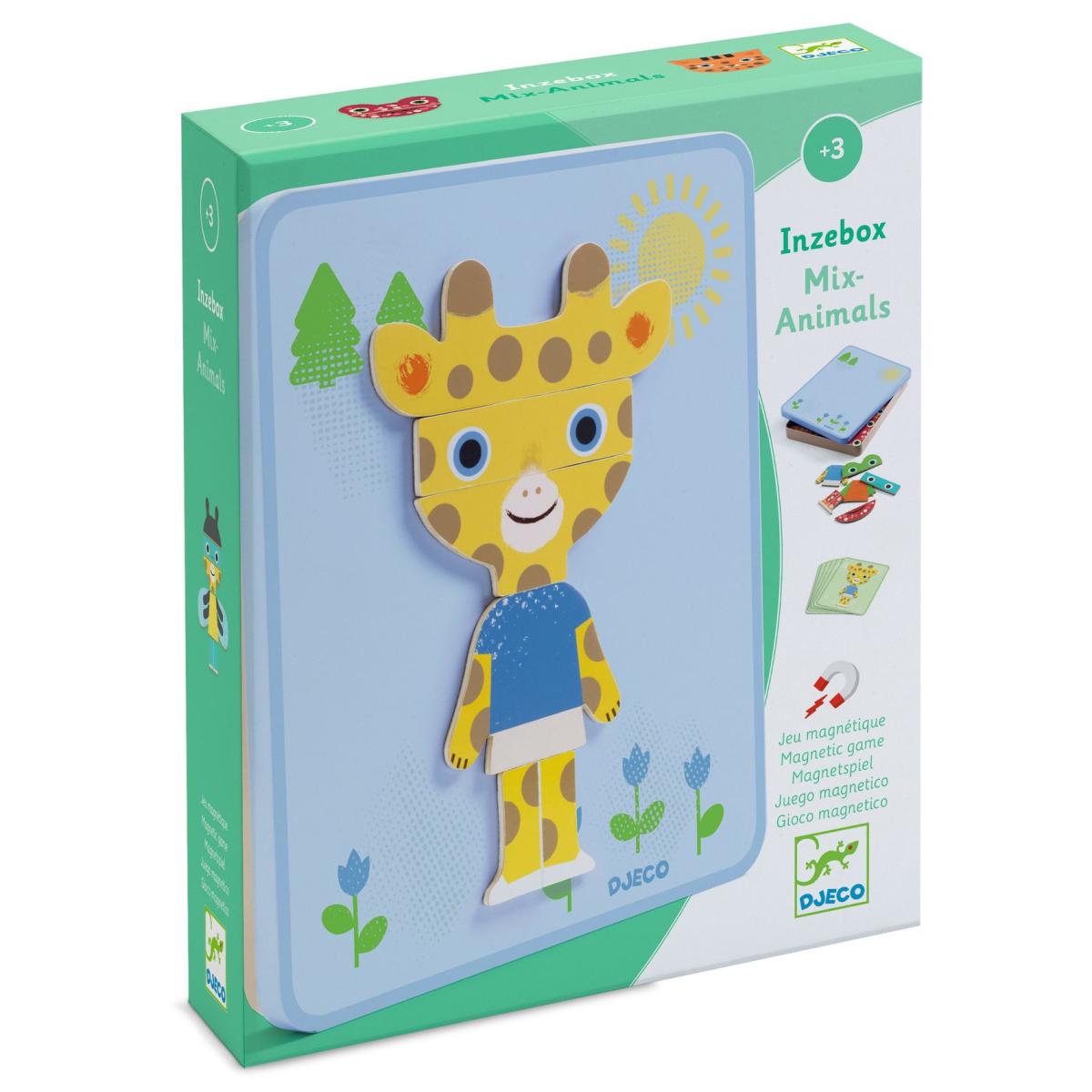 Boite Inzebox Mix Animals couleur unique, DJECO