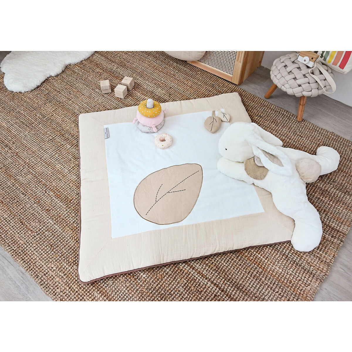 Tapis de parc tapidou happy wild beige, DOUDOU ET COMPAGNIE