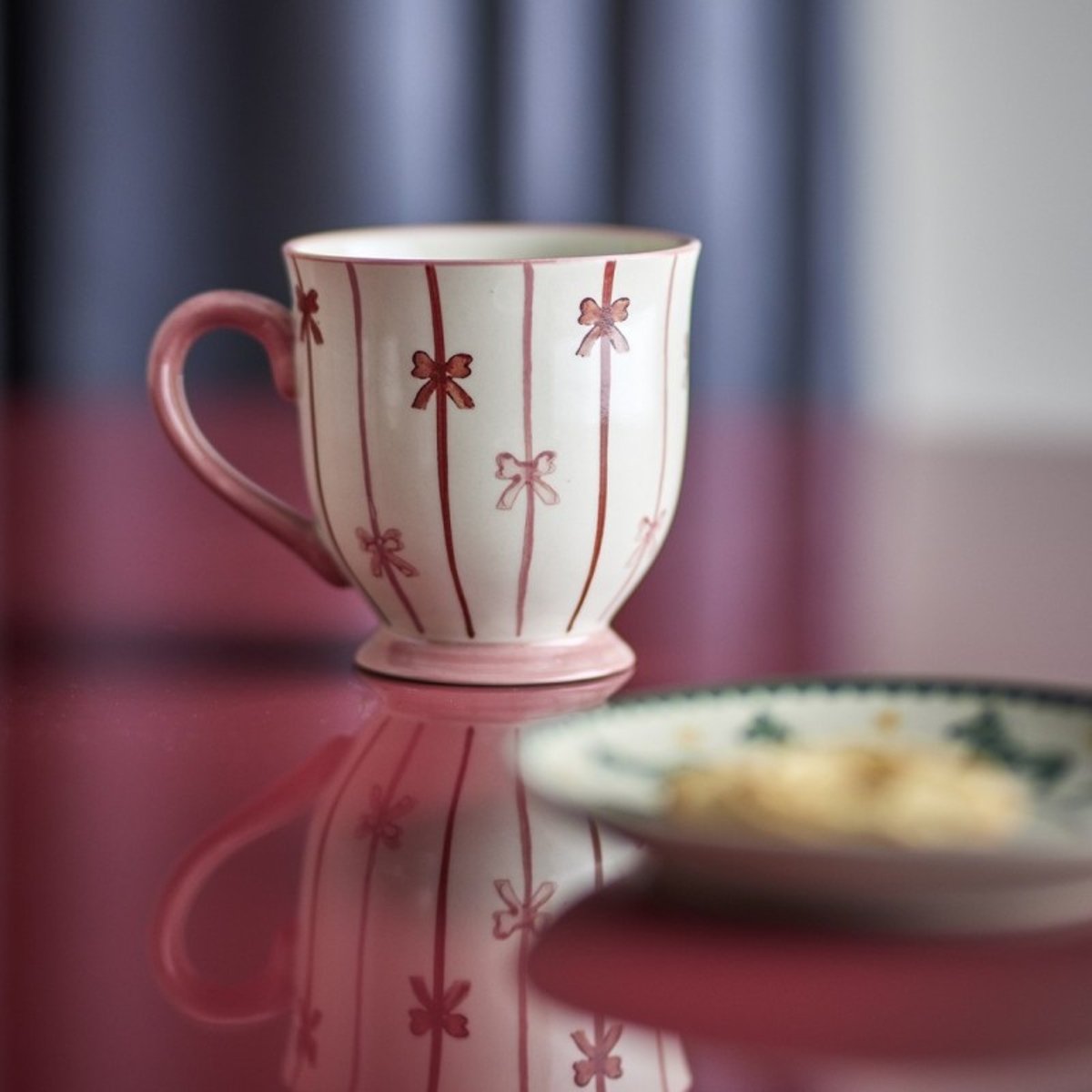 Mug grès décoré  Hope set de 2 multicolore, BLOOMINGVILLE