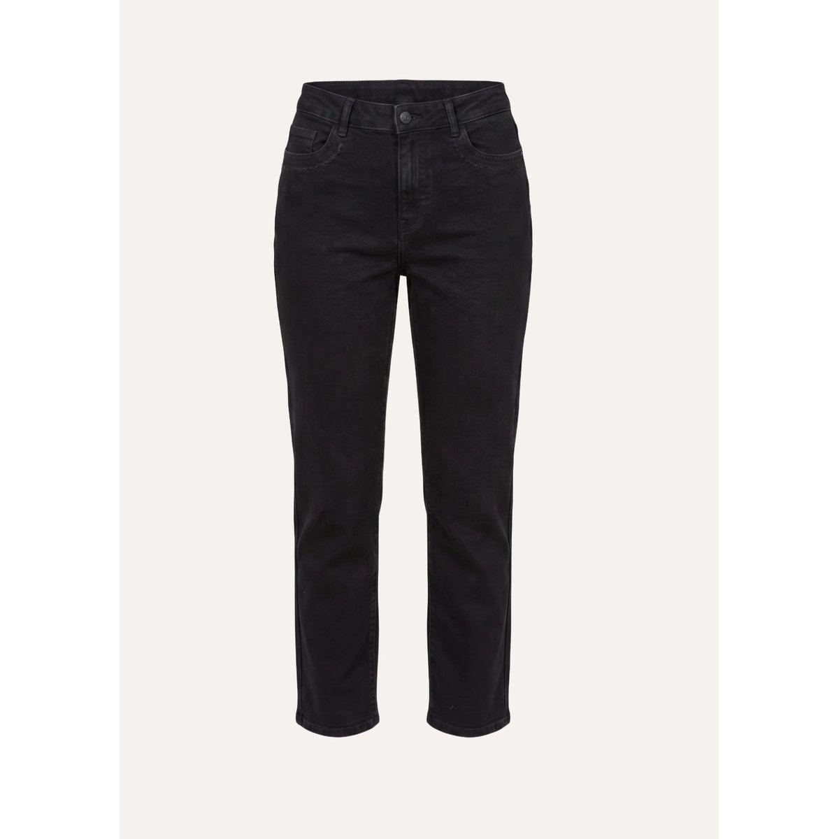 Jean slim en coton biologique dark black, LA FEE MARABOUTEE