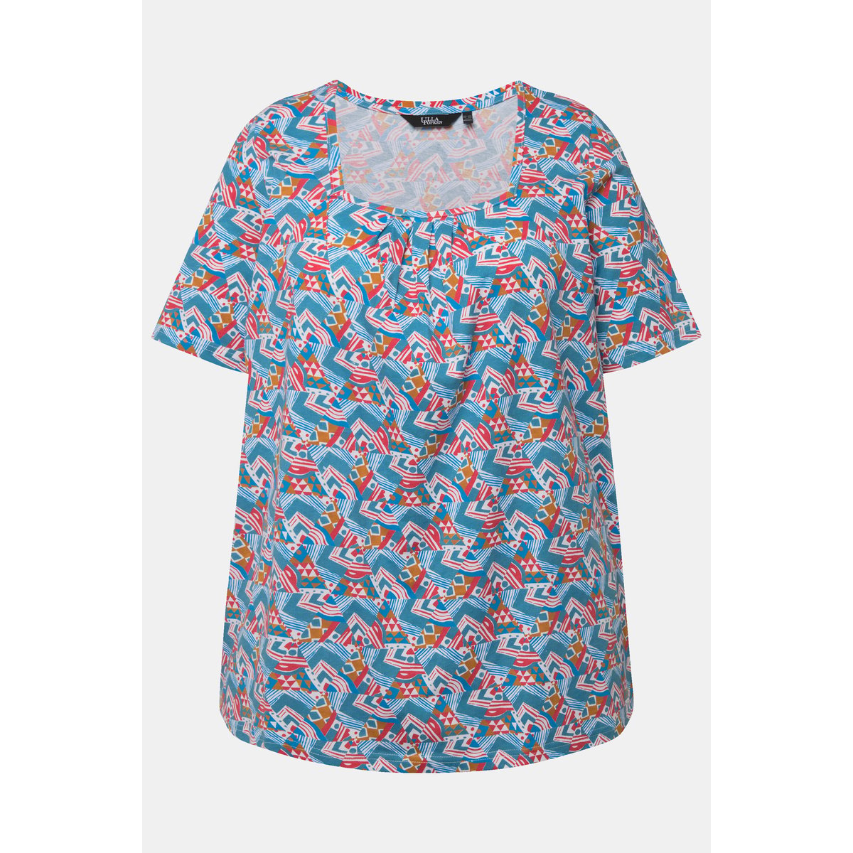 T-shirt à jolis plis creux blanc neige, ULLA POPKEN