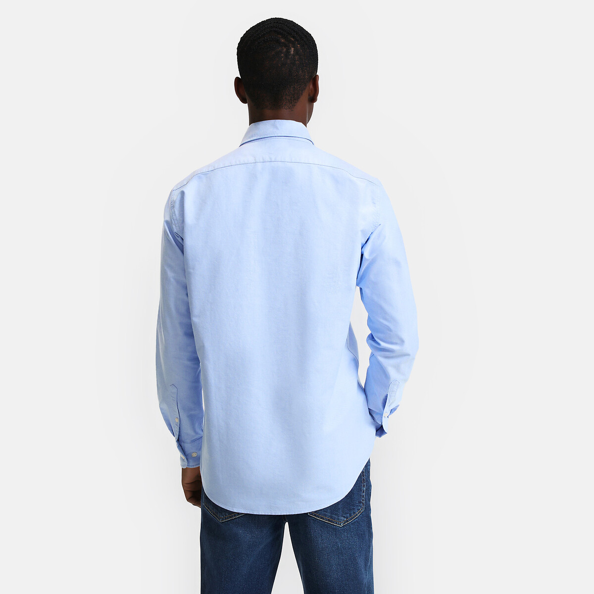 Camicia oxford dritta Signature GILLES azzurro, LA REDOUTE COLLECTIONS