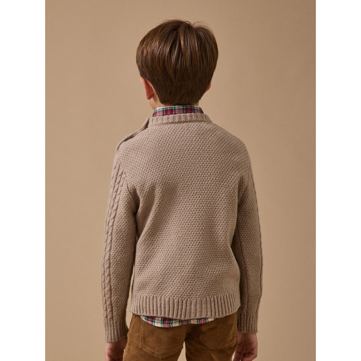 Pull torsadé beige, CYRILLUS