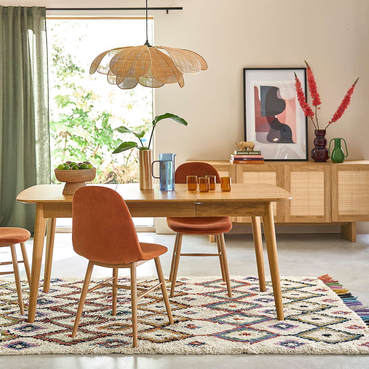 Tapis style berbère en 100% laine, Ourika multicolore, LA REDOUTE INTERIEURS