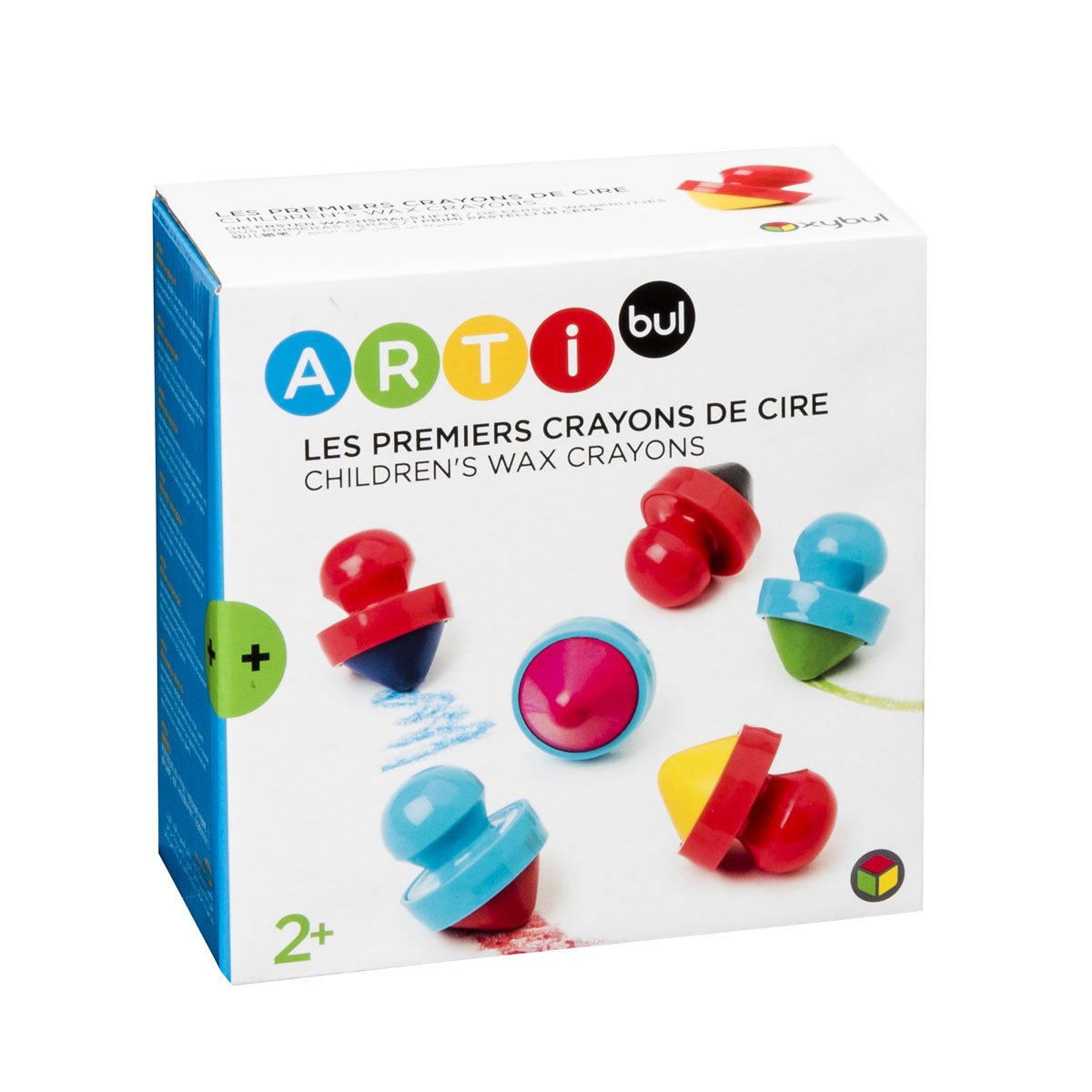 6 premiers crayons de cire blanc, OXYBUL