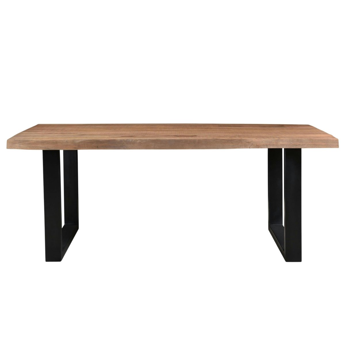 Table à manger en bois à bords naturels 240 cm FULTON bois naturel, PIER IMPORT