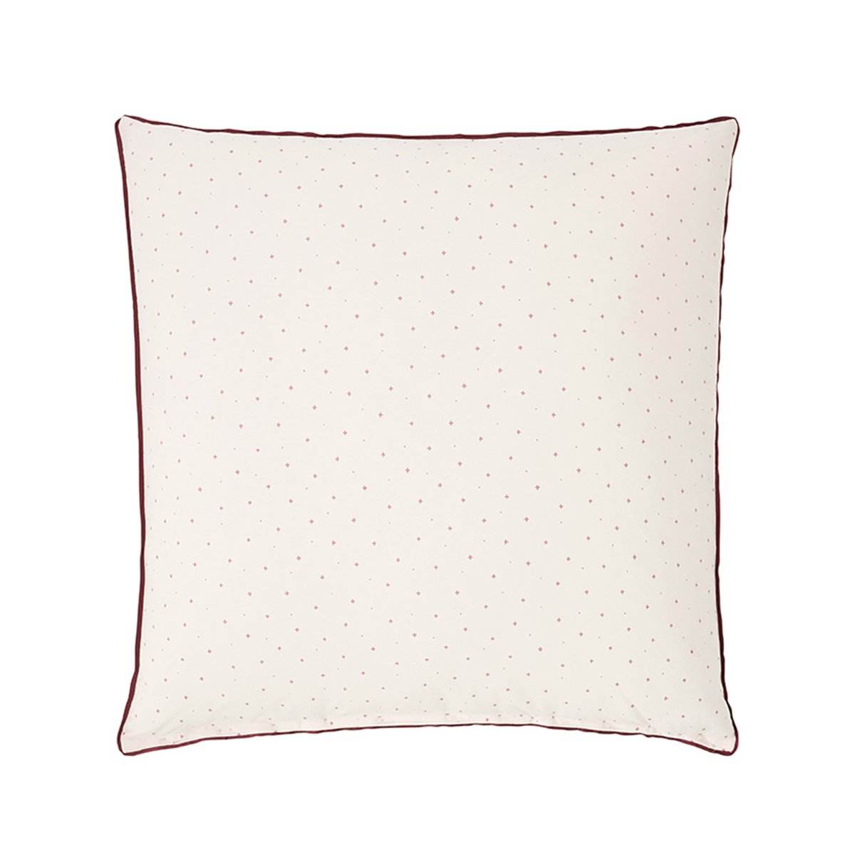 Taie d'oreiller imprimée en percale de coton, ORIENTAL GARDEN rose clair, ESSIX
