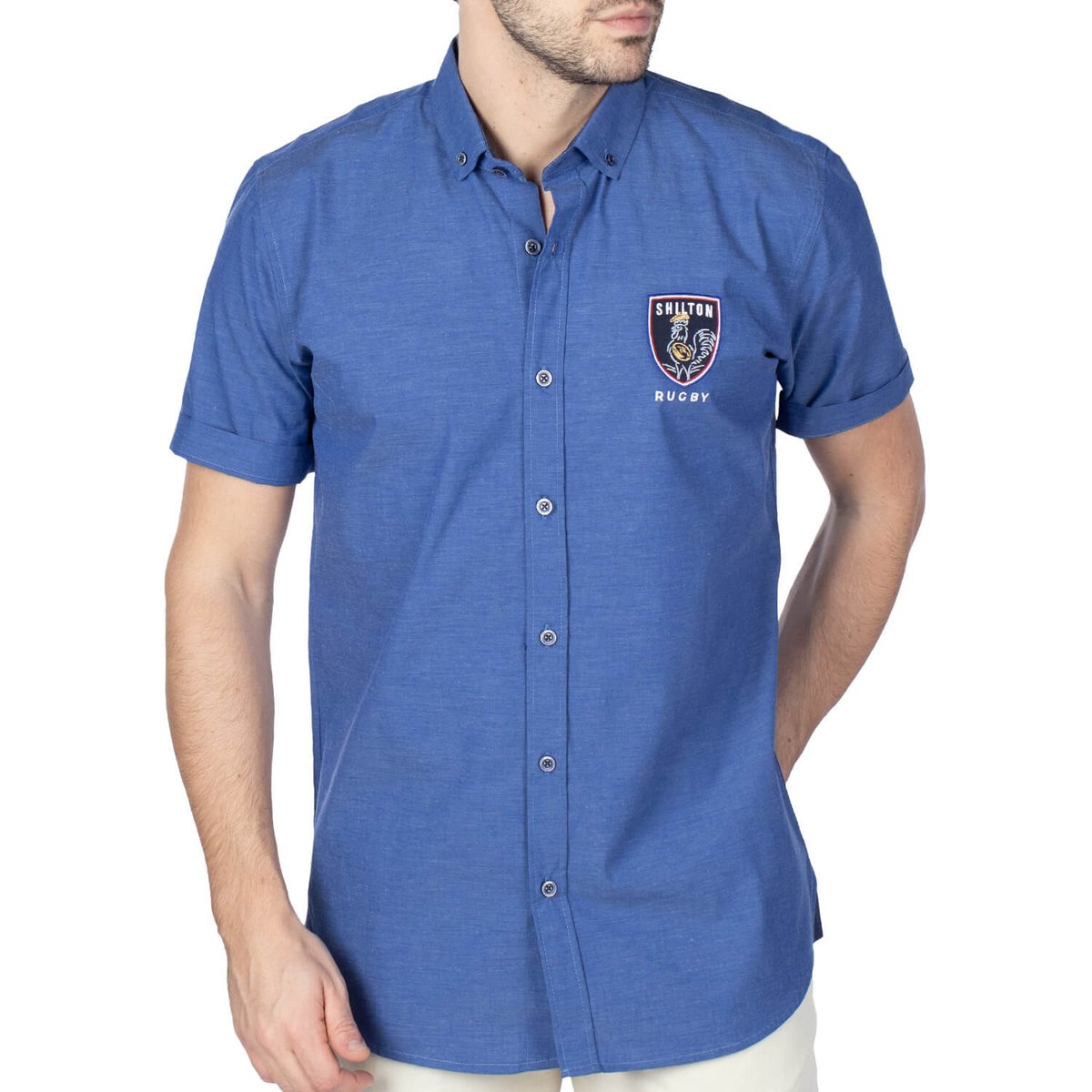 Chemise unity FRANCE navy, SHILTON