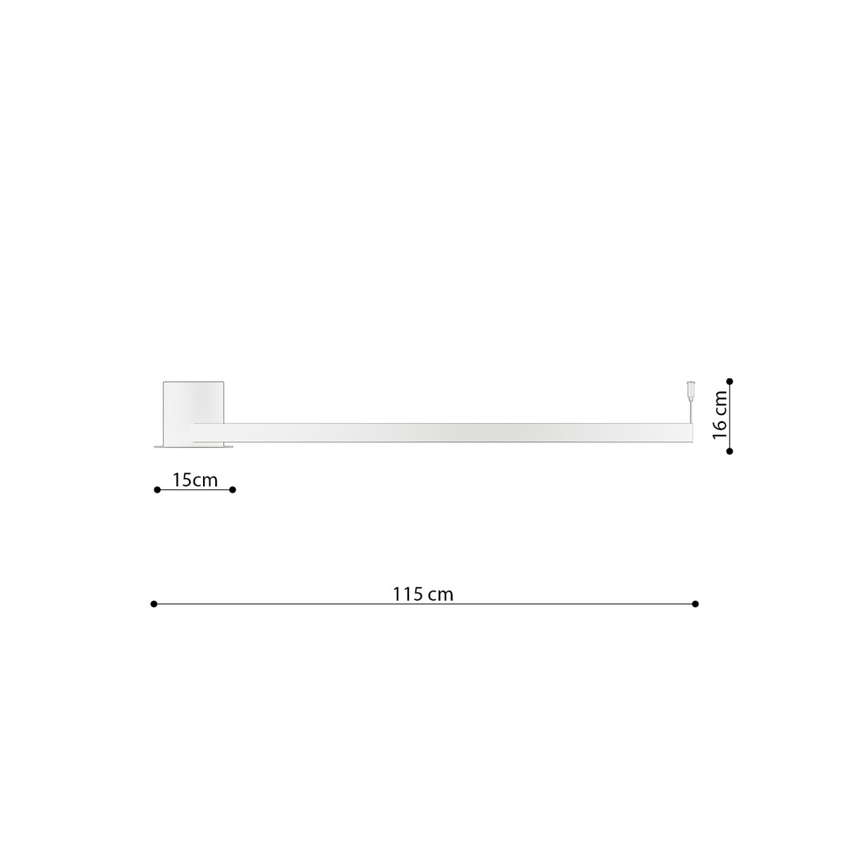 Plafonnier Aluminium Ocre Rouge LED 1 Rio ocre rouge, EDEN