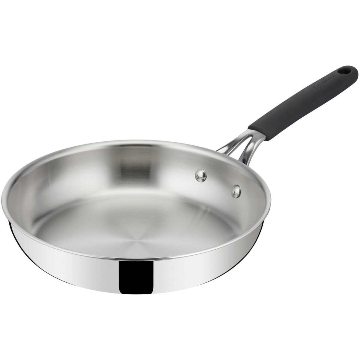 Batterie de cuisine 3 poeles Esperta Triply 20/24/28cm couleur unique, LAGOSTINA