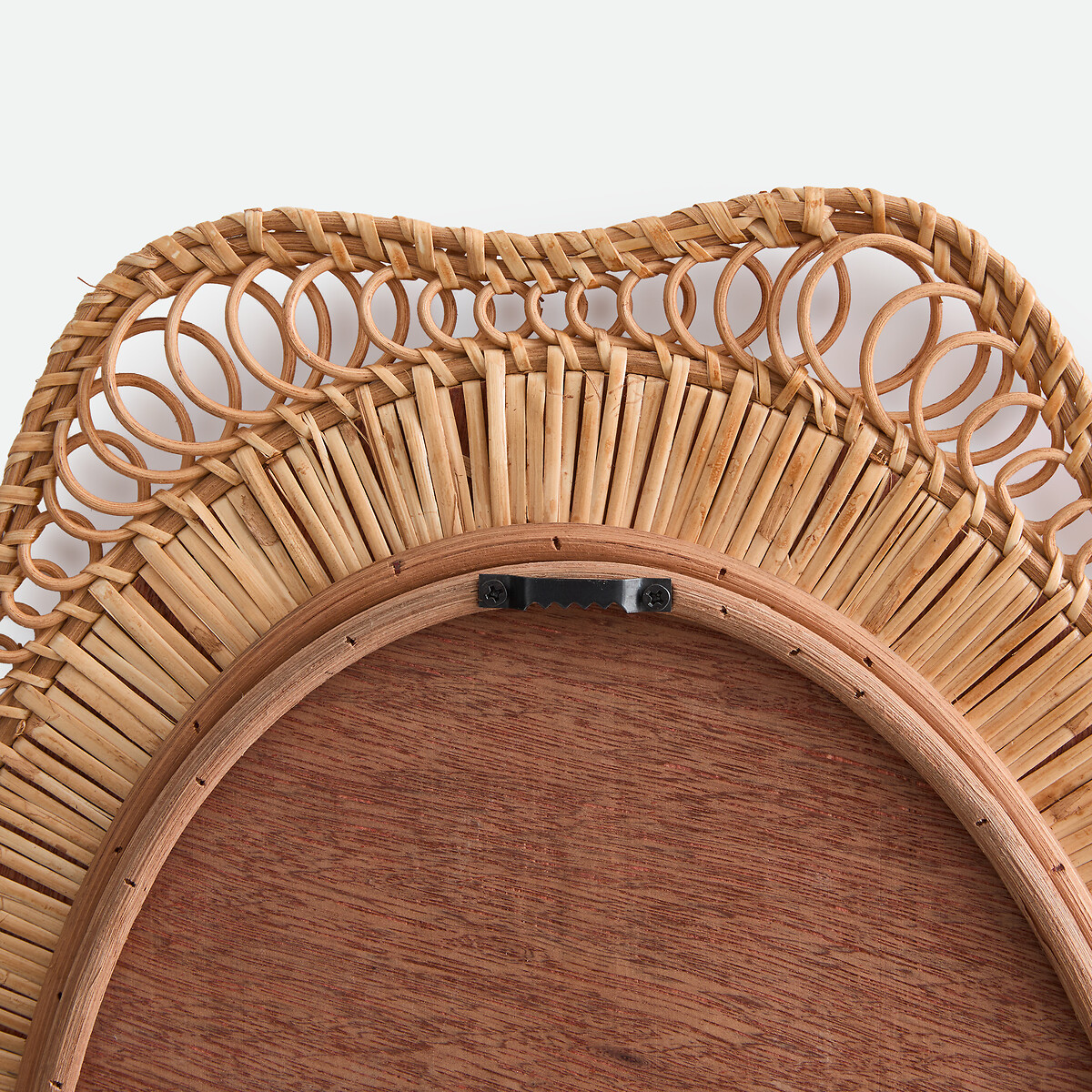 Miroir forme fleur, rotin, diamètre 44 cm, ROZA naturel, LA REDOUTE INTERIEURS
