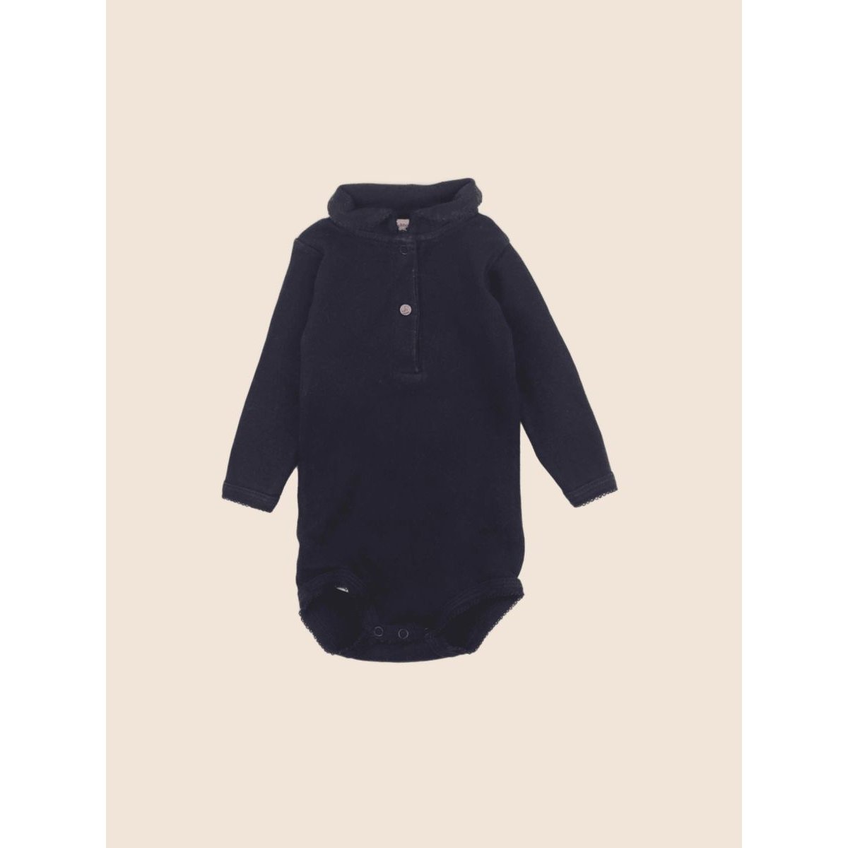Body à col - Etat satisfaisant bleu, PETIT BATEAU