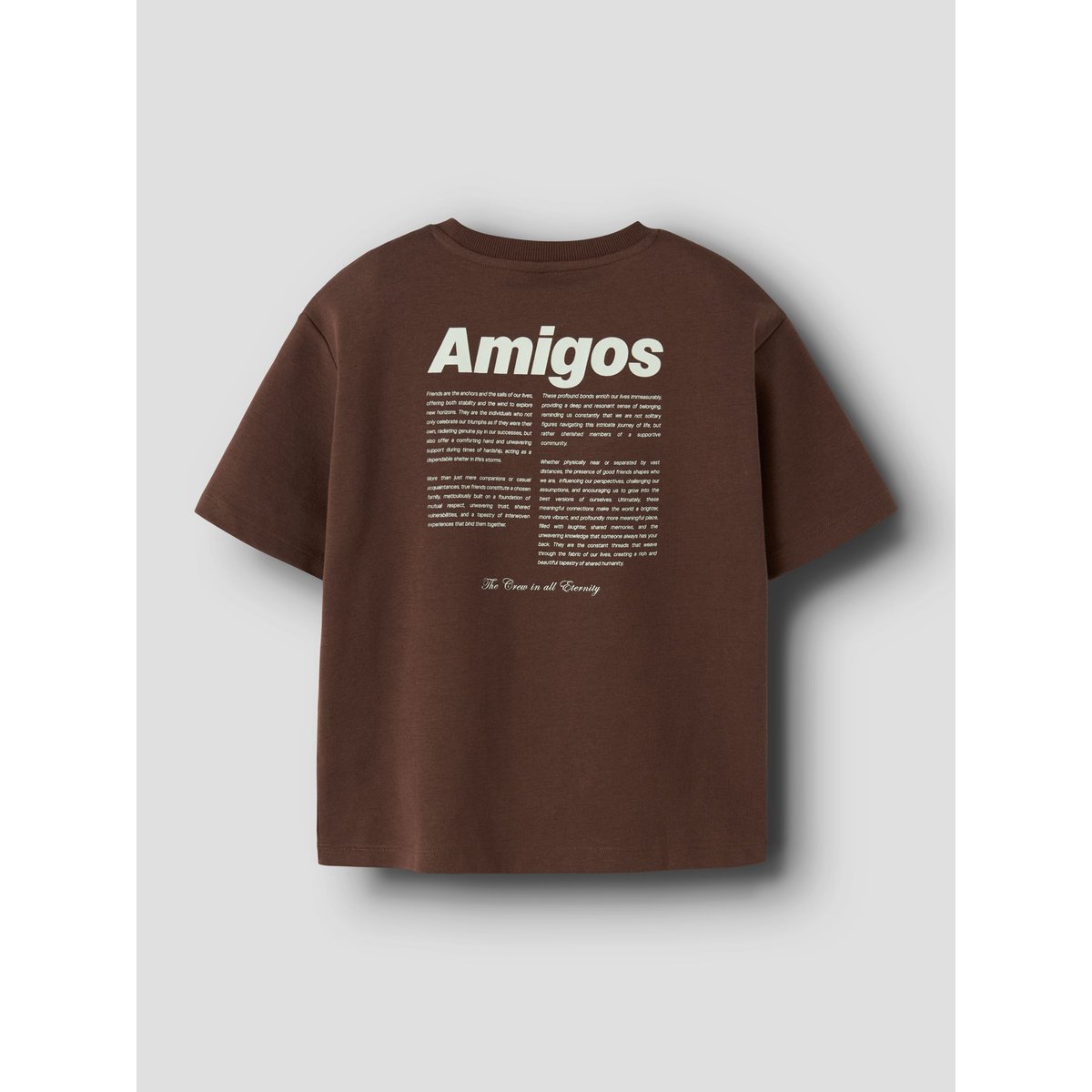 T-Shirt chestnut, NAME IT