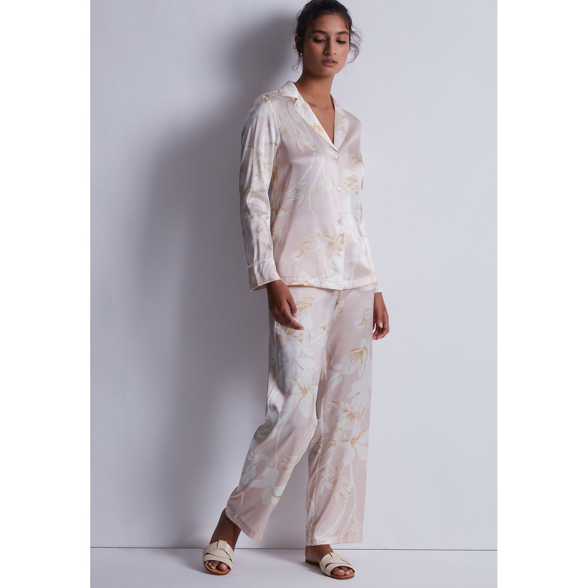 Pantalon Silk By Night rose, AUBADE