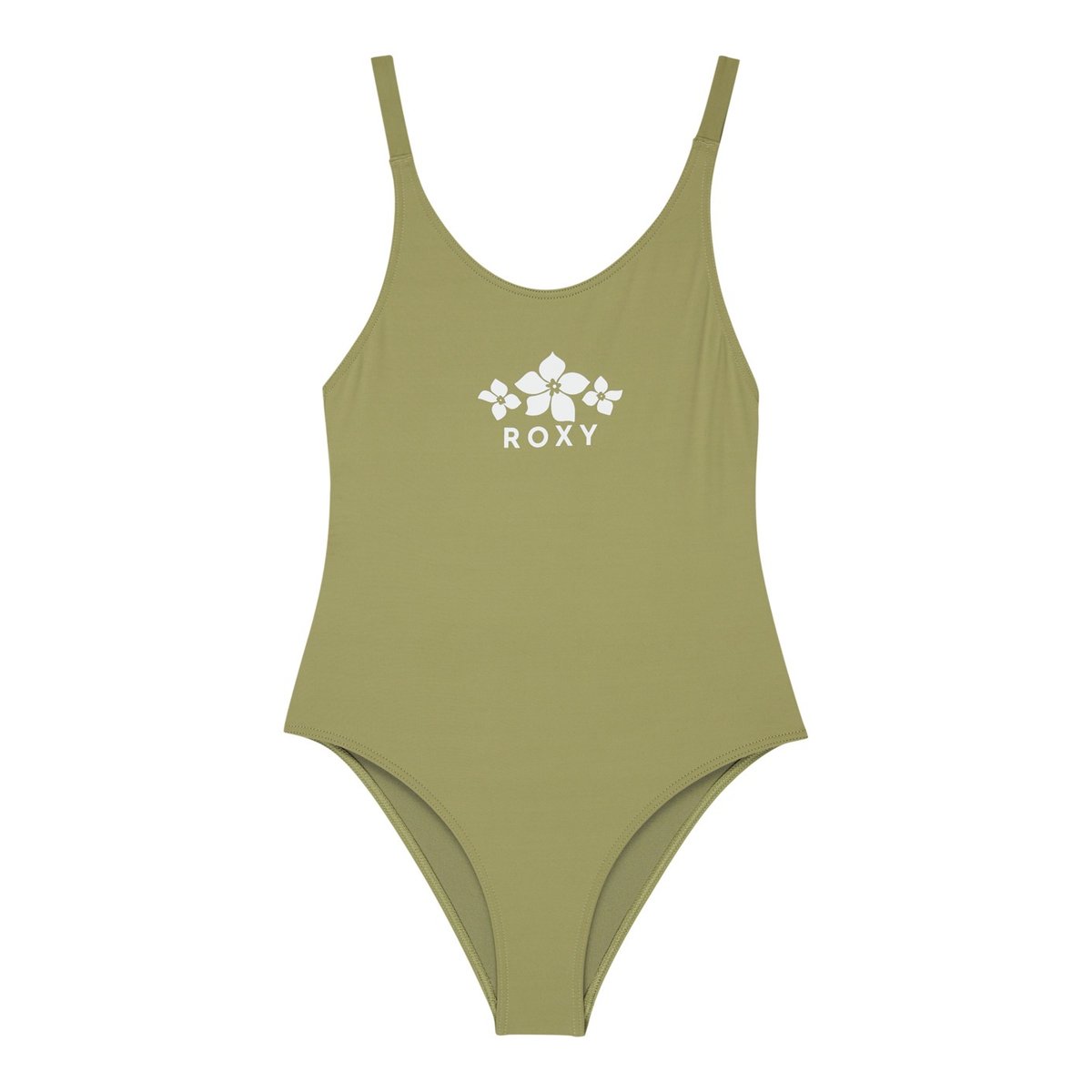 Maillot de bain une pièce SOLID ACTIVE ONE-PIECE. vert oil green, ROXY