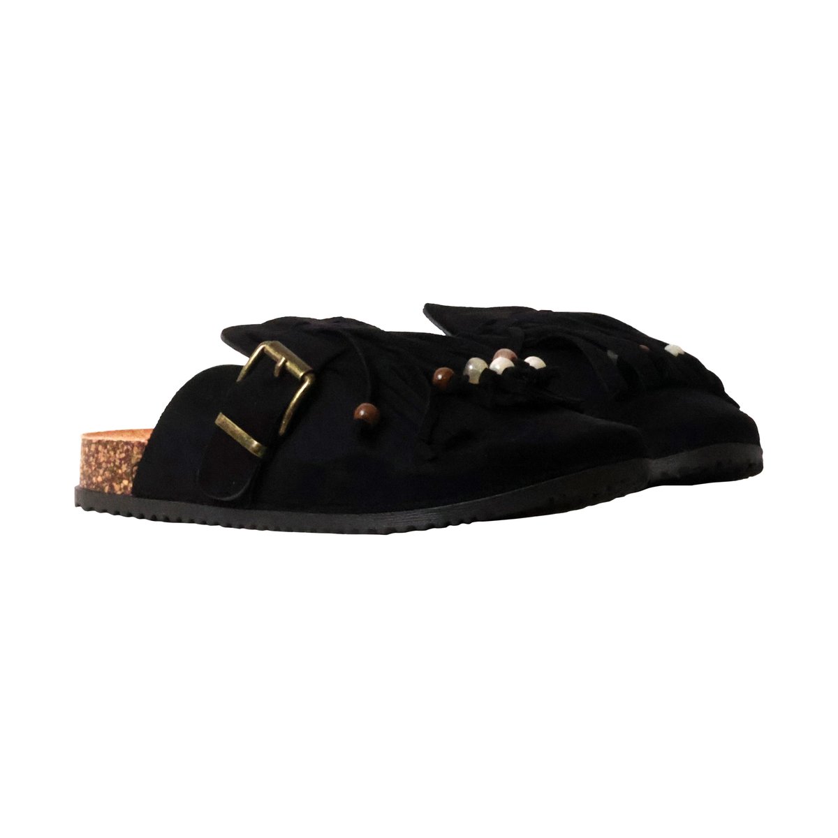 Mules Plates à Enfiler Joalice noir, ENZA NUCCI