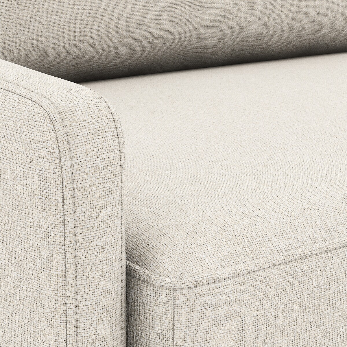 Canapé-lit polyester, 2, 3 ou 4 places, Comfort Bultex®, Marta ecru, LA REDOUTE INTERIEURS