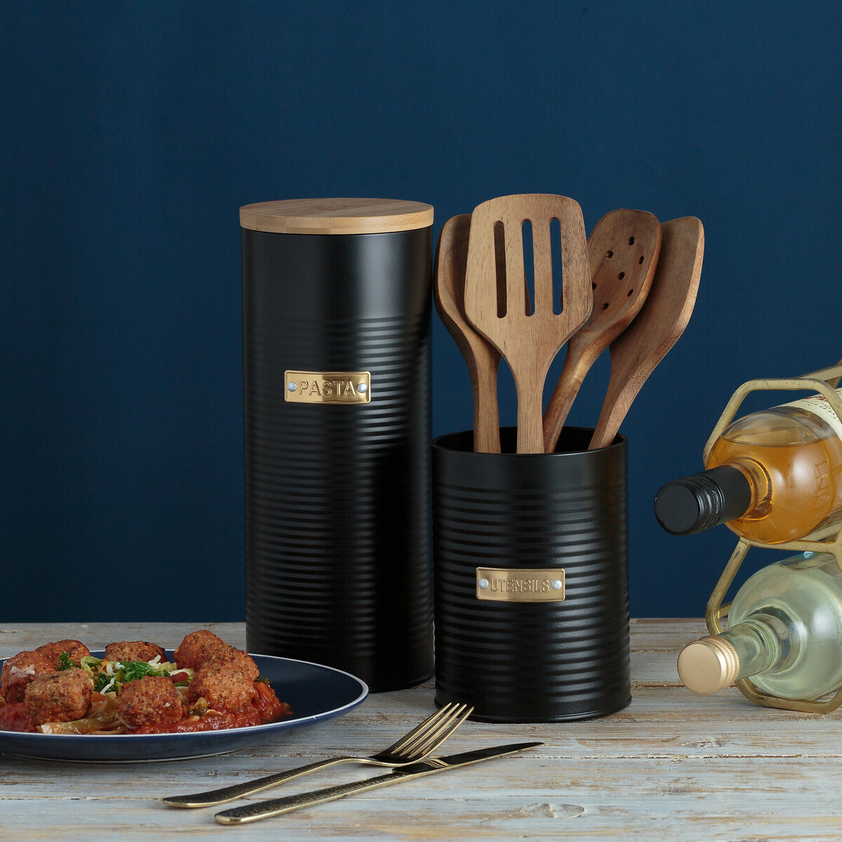 Otto Utensil Holder in Black black, TYPHOON