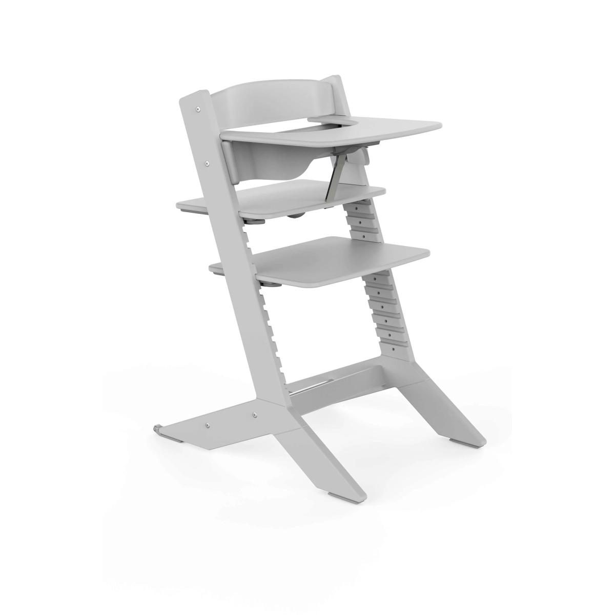 Tablette pour chaise haute NALA - fixation clic, hêtre - Gris multicolore, GEUTHER
