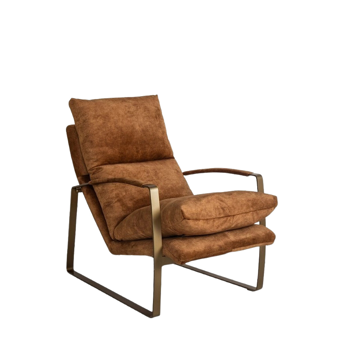 Ambala Faux Suede Lounger yellow, ÉDITÉ