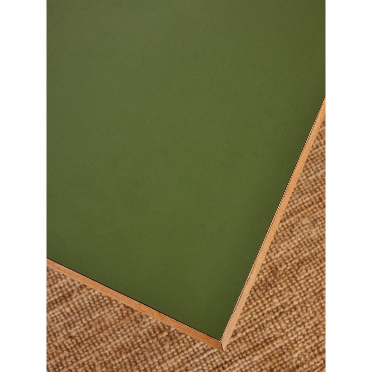 Table à manger bistro en formica Denise N°1173 - Bon état bois clair, DEBONGOUT