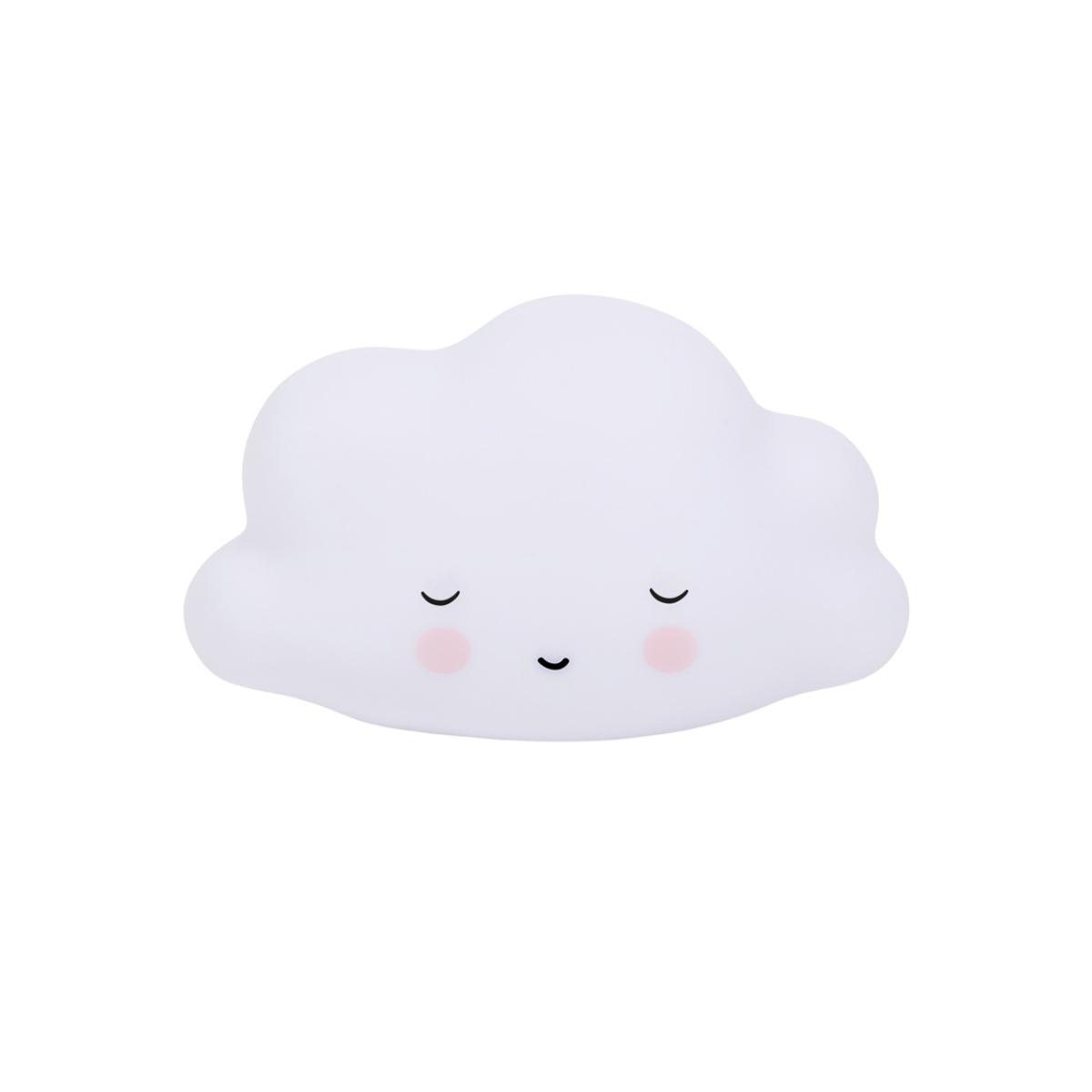 Petite veilleuse nuage endormi blanc, A LITTLE LOVELY COMPANY