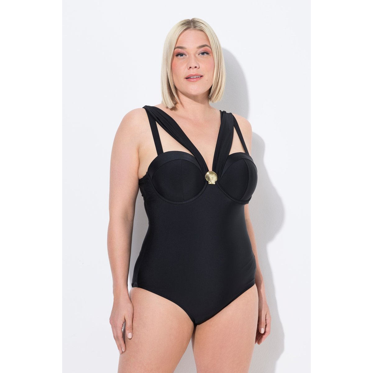 Maillot de bain à bonnets souples noir, ULLA POPKEN