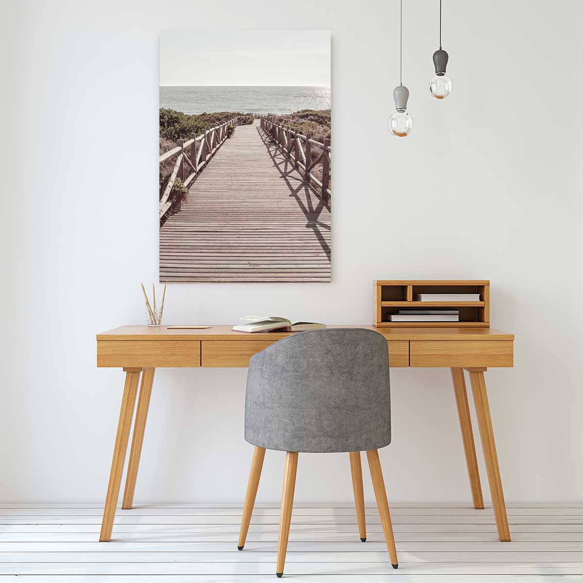 Tableau mer le chemin de la mer tableau alu dibond, HEXOA